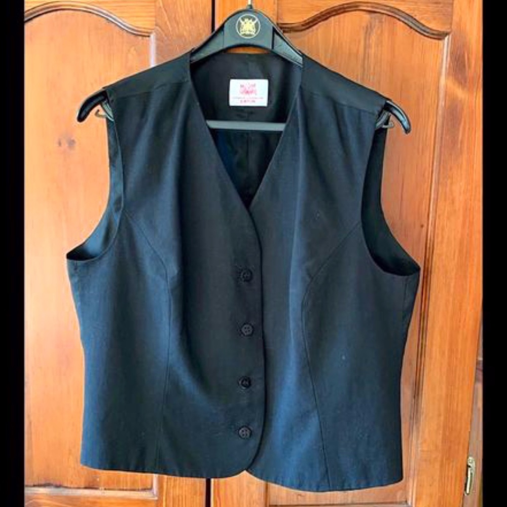 Mister Leonard Vintage Black Vest